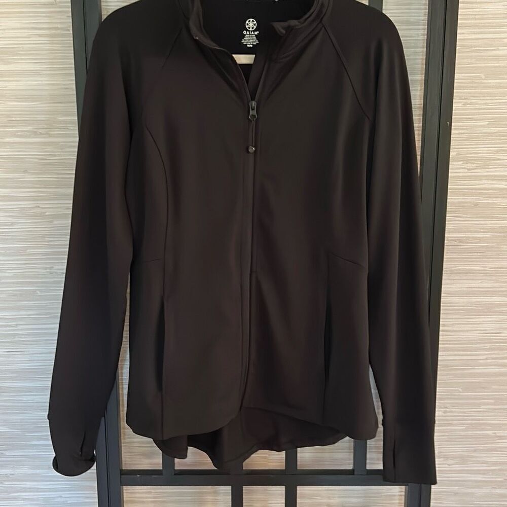 Juicy Couture Black velvet rhinestone jacket.